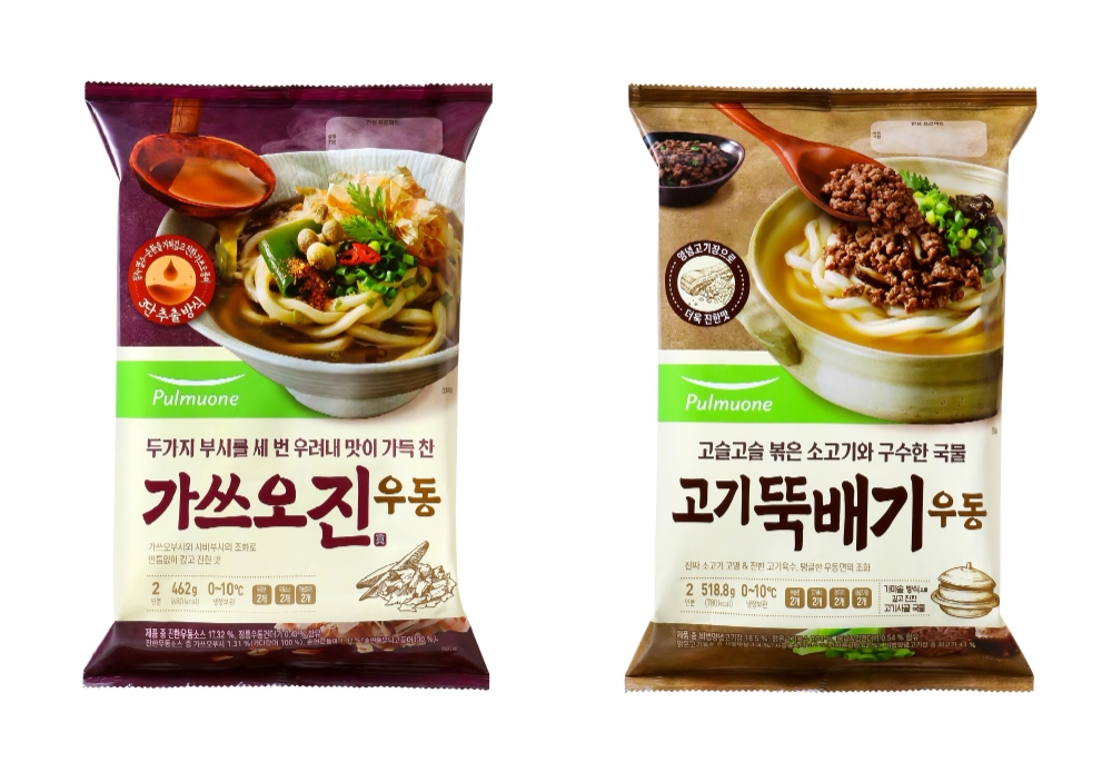 풀무원 ‘가쓰오 진 우동·고기뚝배기 우동’ 출시