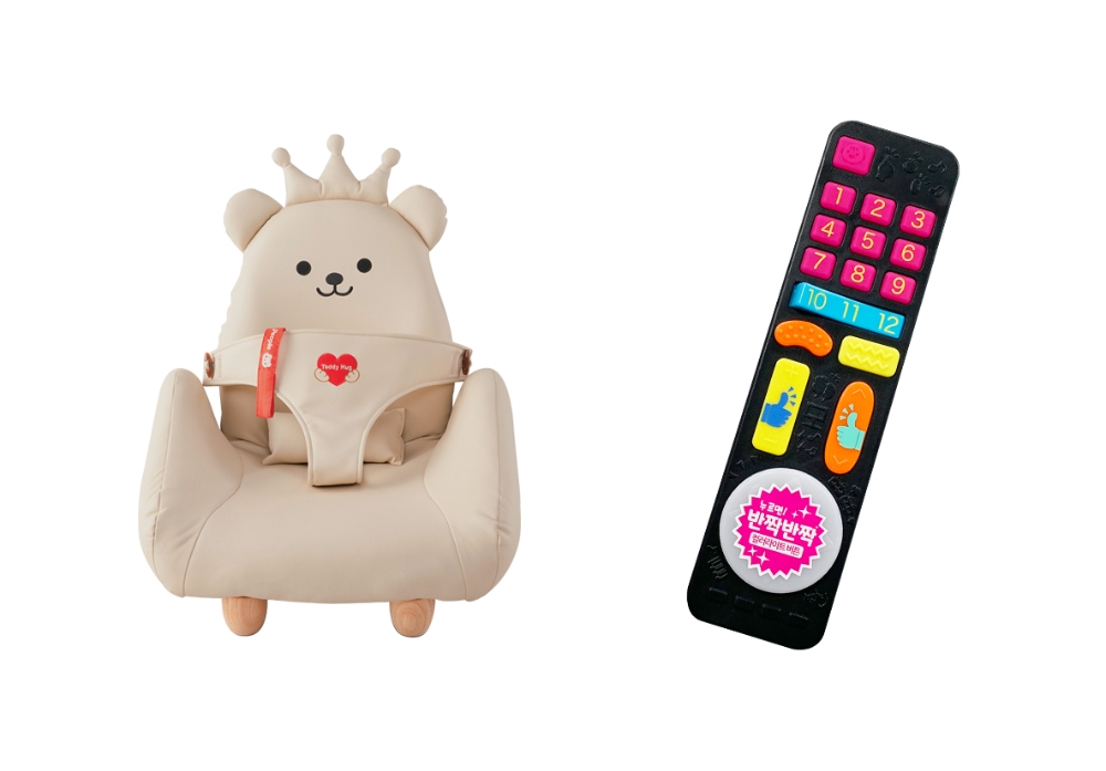 손오공, 신제품 ‘호기심 리모콘’과 ‘아기 리클라이너’ 출시