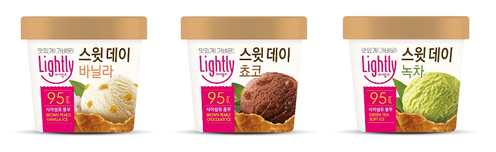 대상㈜ 청정원 라이틀리, 저칼로리 아이스크림 ‘스윗데이’ 3종 출시