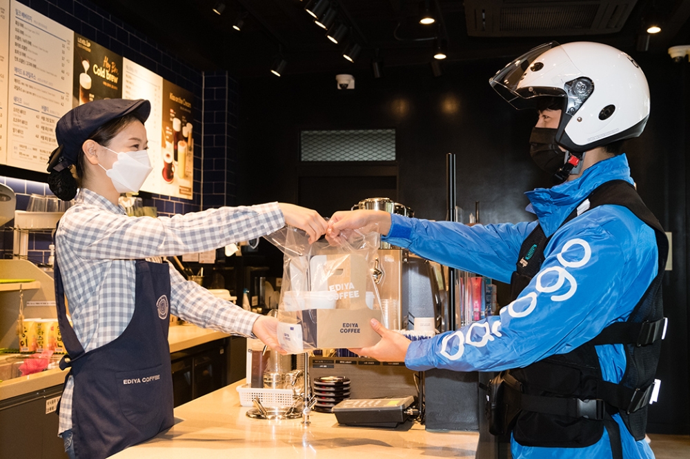 이디야커피, 배달 매출 폭발적 성장