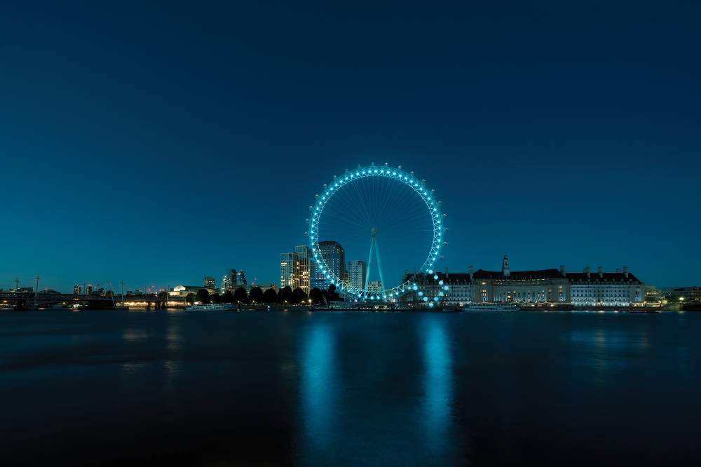 Hyundai The London Eye: IONIQ 브랜드 런칭 캠페인 (런던아이) 이미지.(사진=현대자동차)