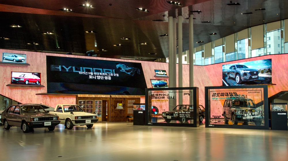 현대 모터스튜디오 고양 ‘현대 헤리티지 위크’ 행사장 전경.(사진=현대자동차)
