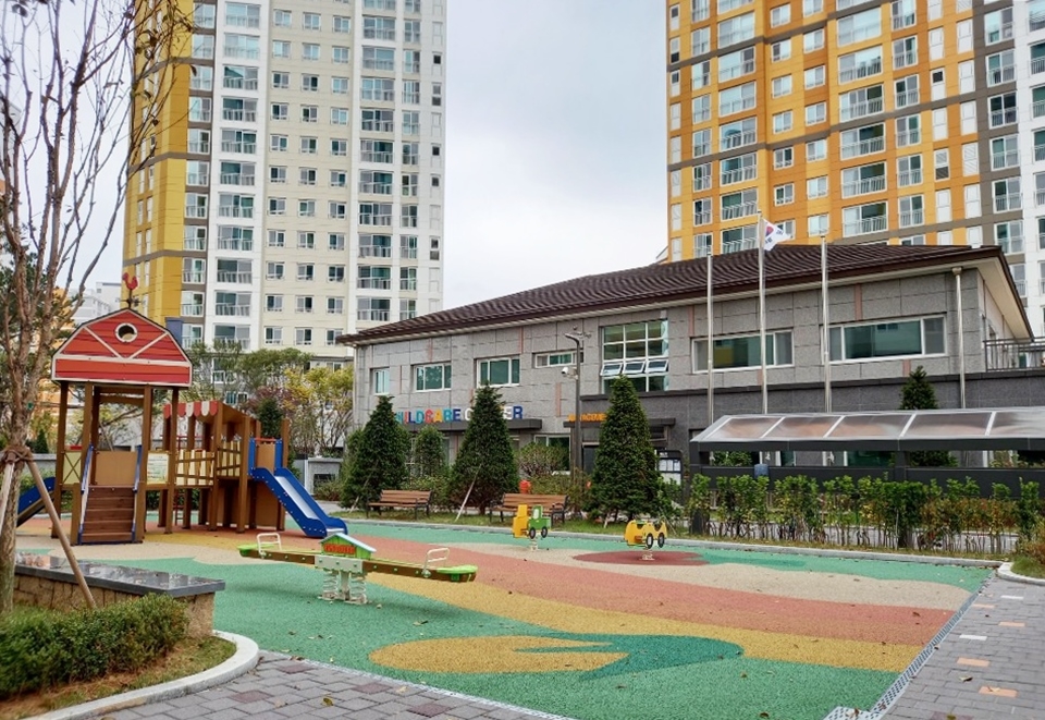 진주 포레스트 어린이집 전경.(사진=부영그룹)