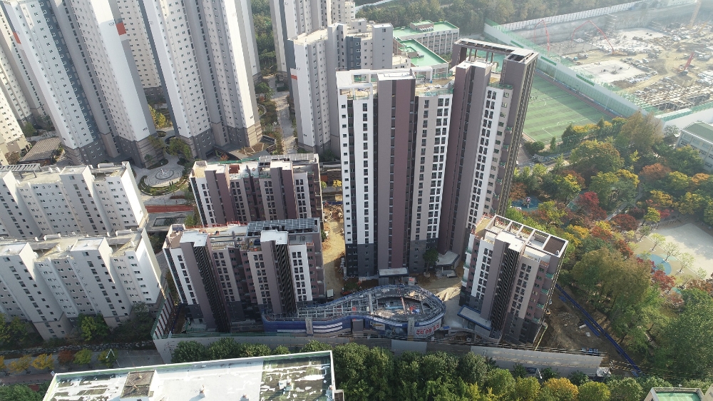 디에이치 포레센트 단지 전경.(사진=현대건설)