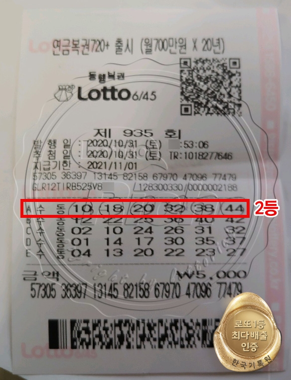 로또 2등 당첨자, “가뭄에 단비처럼 새 희망을 주시네요”