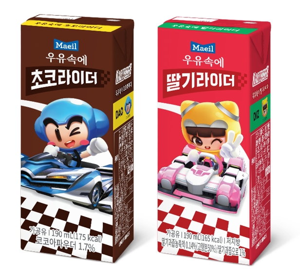 매일유업, 라인프렌즈와 협업해 카트라이더와 신제품 2종 출시