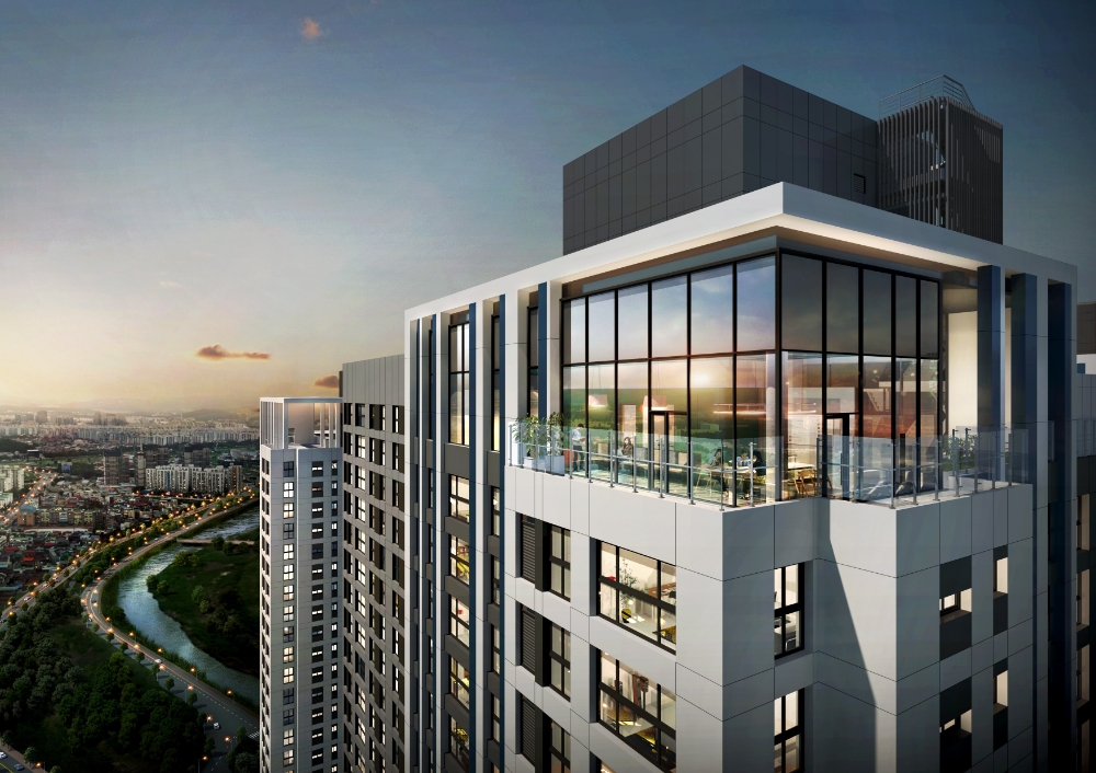 대전 하늘채 스카이앤 최상층에 조성되는 스카이커뮤니티