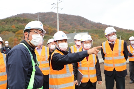 농어촌공사 김인식 사장, 사업현장 안전점검 시행