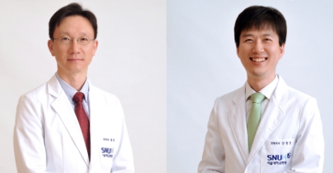 서울대병원 소아정형외과 유원준(좌), 신창호 교수(우)