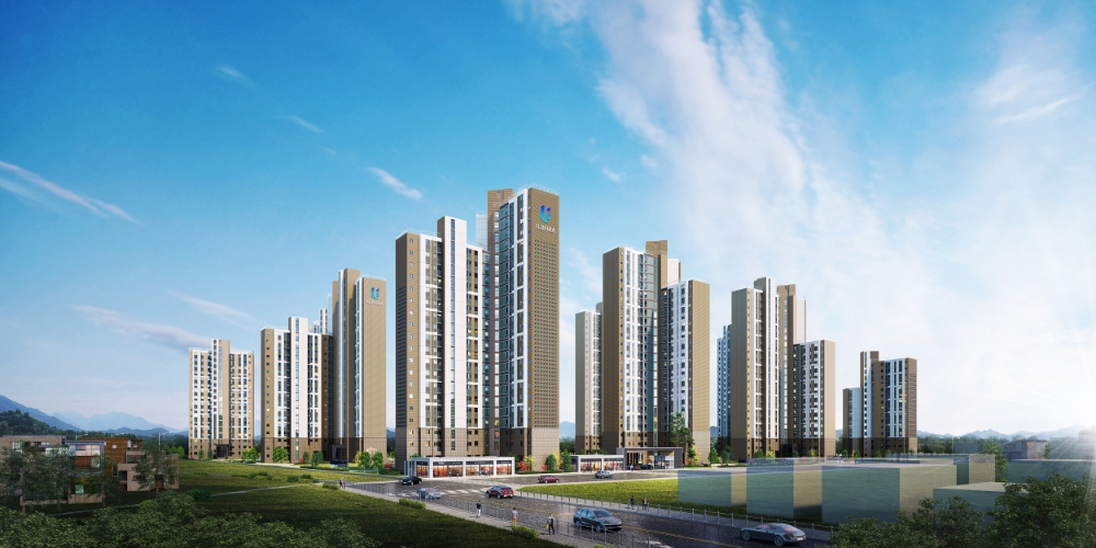 양평다문지구 반도유보라 투시도.(사진=반도건설)