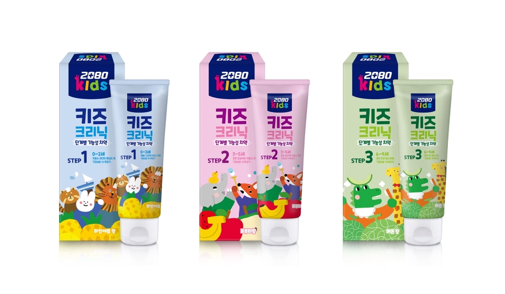 애경산업, 2080 키즈크리닉 치약 출시