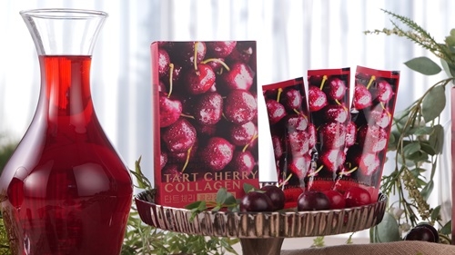 자연지애, 공영홈쇼핑 첫 론칭 '타트체리 콜라겐300'