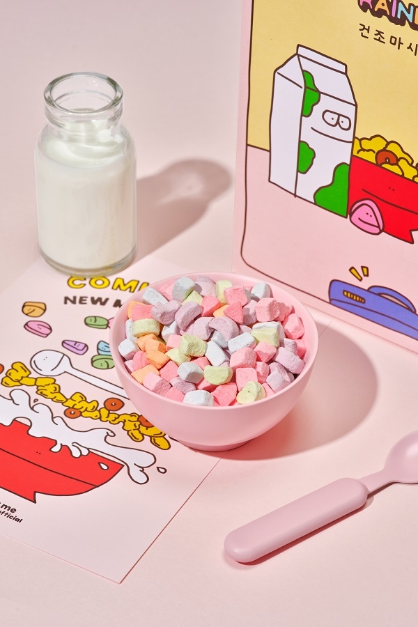 마시멜로 넘치는 시리얼 '멜로팝 레인보우' 마시멜로우만 한가득 담았다