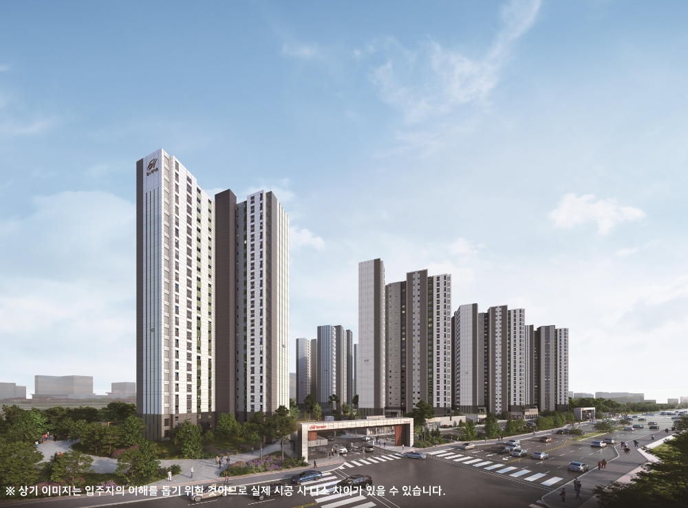 힐스테이트 봉담 투시도.(사진=현대건설)