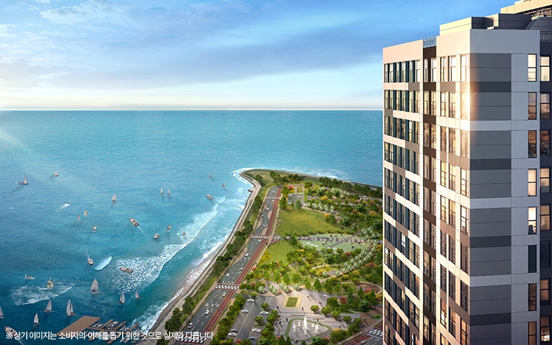 마리나 아일랜드 전망뷰 조감도.(사진=안강건설)