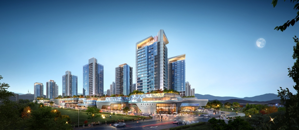 한남3구역 투시도.(사진=현대건설)