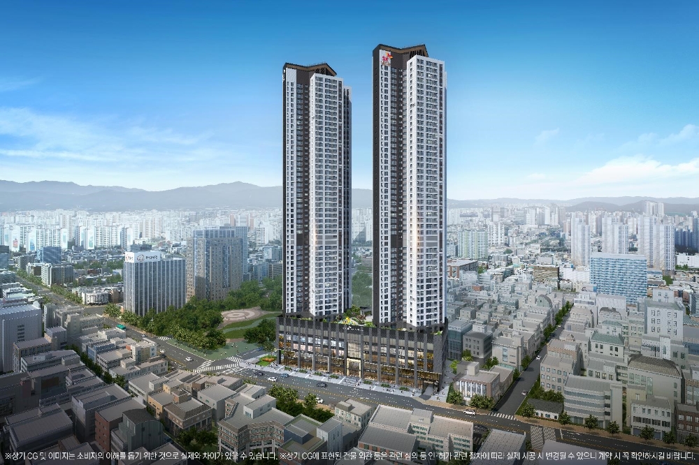 동성로 SK리더스뷰 주경투시도.