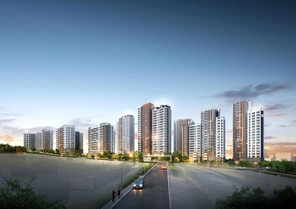 강릉자이 파인베뉴 투시도.(사진=GS건설)