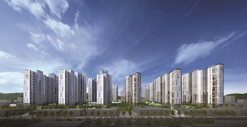 부평 캐슬&더샵 퍼스트 투시도.