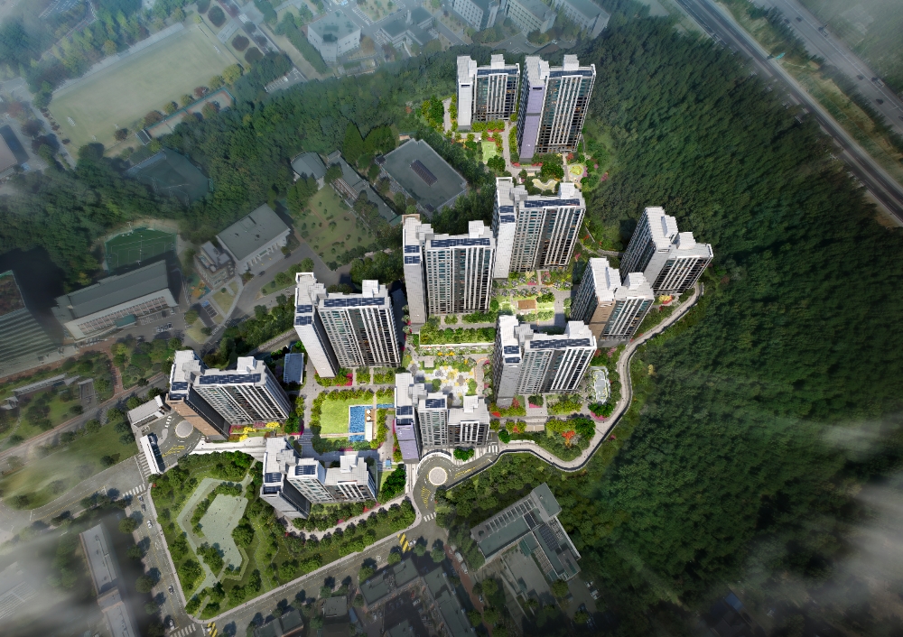 한화 포레나 수원장안 조감도.(사진=한화건설)