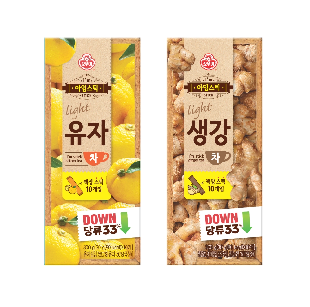 오뚜기 ‘아임스틱 유자차, 생강차’ 출시