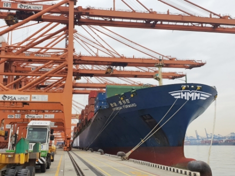 HMM, 對美 수출 지원 위해 9번째 임시선박 투입