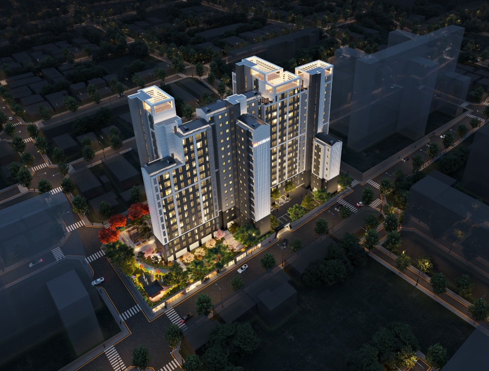 익아파트2동 가로주택정비사업 조감도.(사진=호반건설)