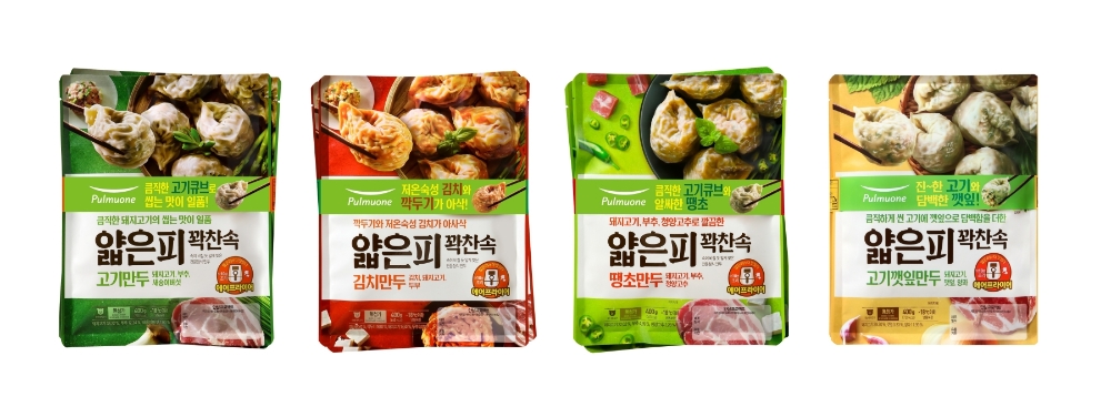 풀무원 ‘얇은피꽉찬속 고기깻잎만두’ 출시