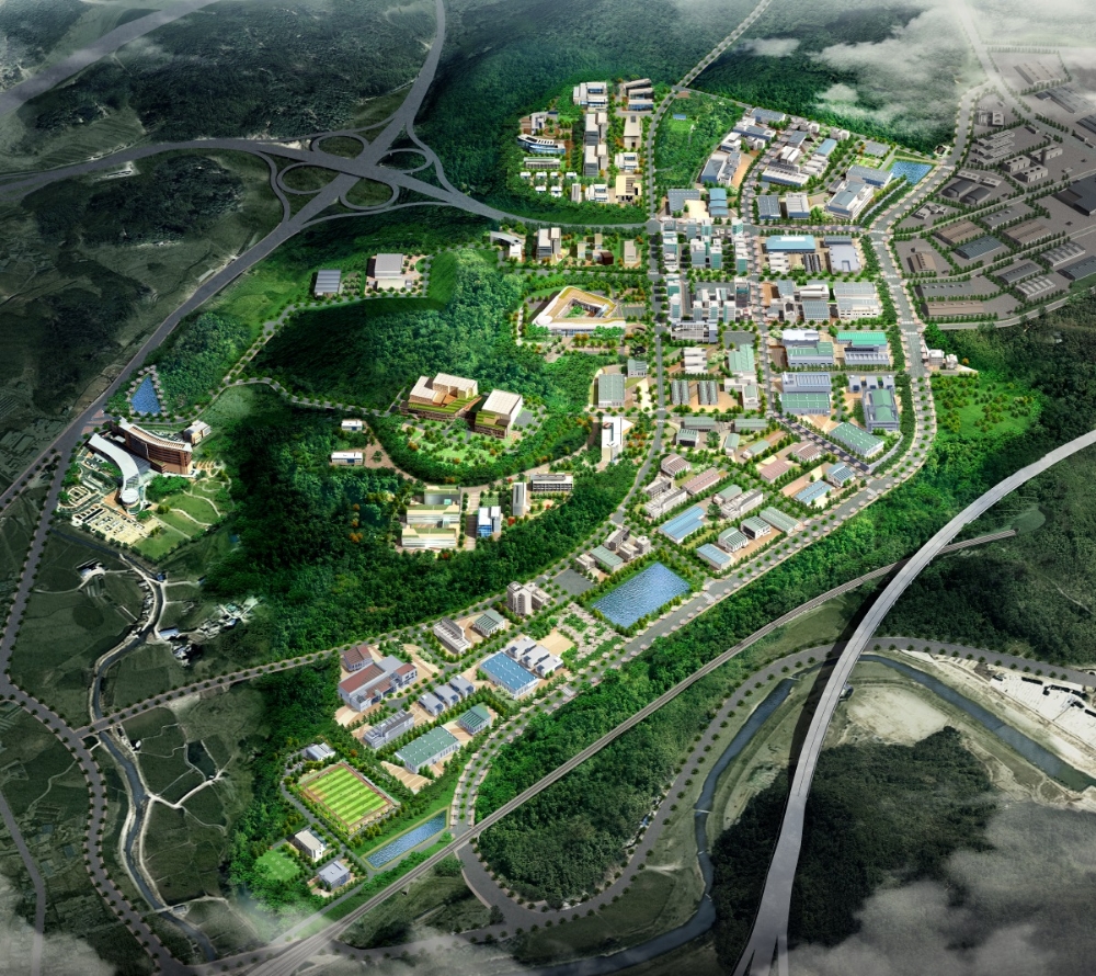 동남권 방사선 의과학 일반산업단지 조감도.(제공=부산 기장군)