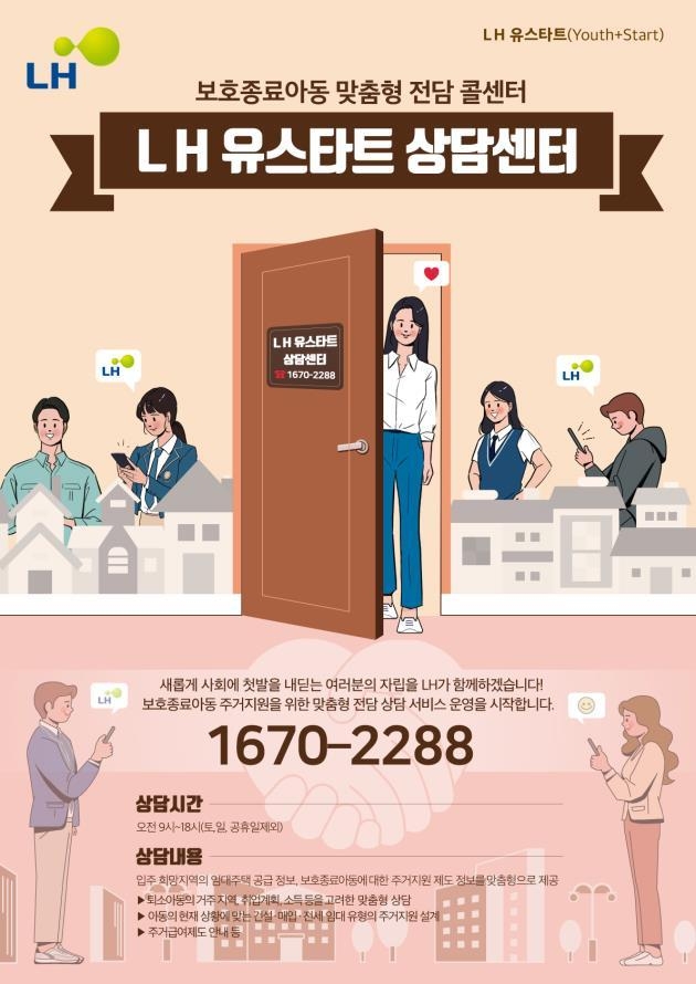 LH 유스타트 상담센터 포스터.(사진=LH)