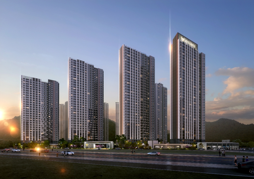 양덕4구역 재개발사업 조감도.(사진=롯데건설)