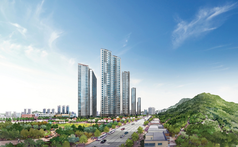 용인 드마크 데시앙 투시도.