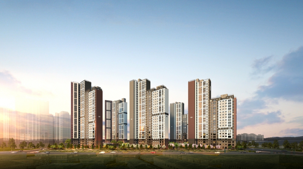 더샵 디오션시티 2차 투시도.(사진=포스코건설)