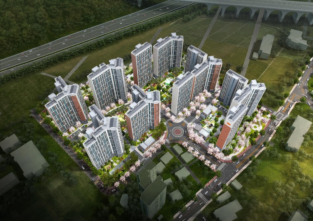 e편한세상 울산역 어반스퀘어 조감도.(사진=대림건설)