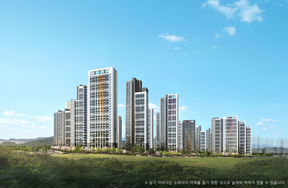 고림진덕지구 힐스테이트(가칭) 투시도