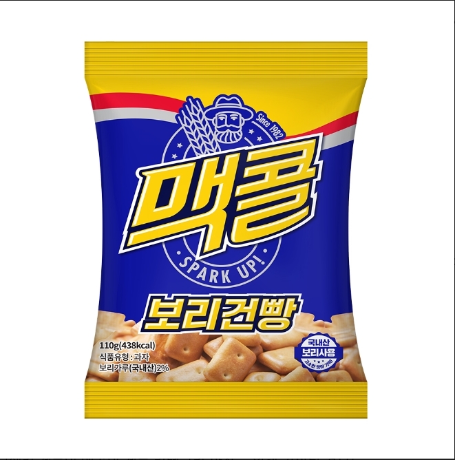 맥콜 보리건빵 이미지.(사진=일화)