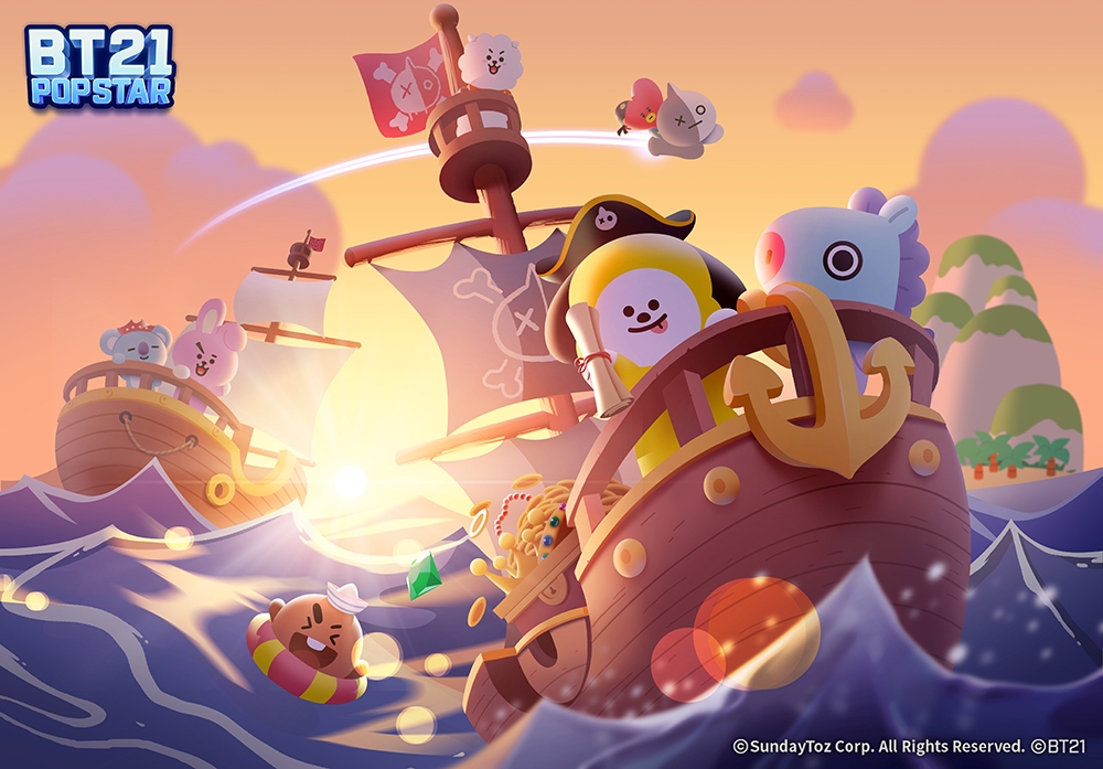 선데이토즈, 'BT21 팝스타' 아시아 정식 출시