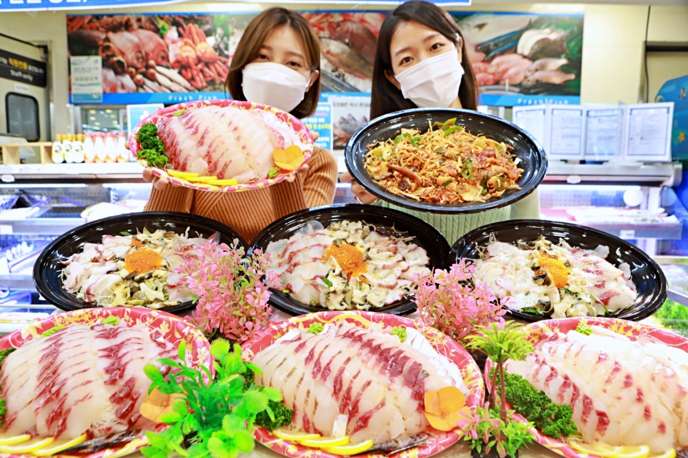롯데마트, 참숭어회 판매