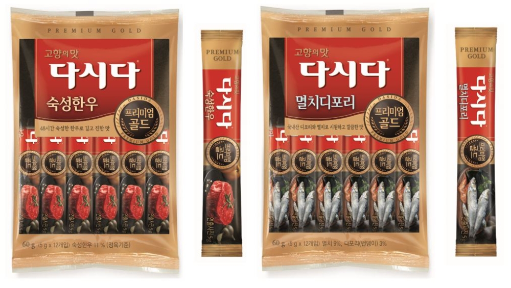 CJ제일제당 ‘다시다 프리미엄 골드’ 2종 출시