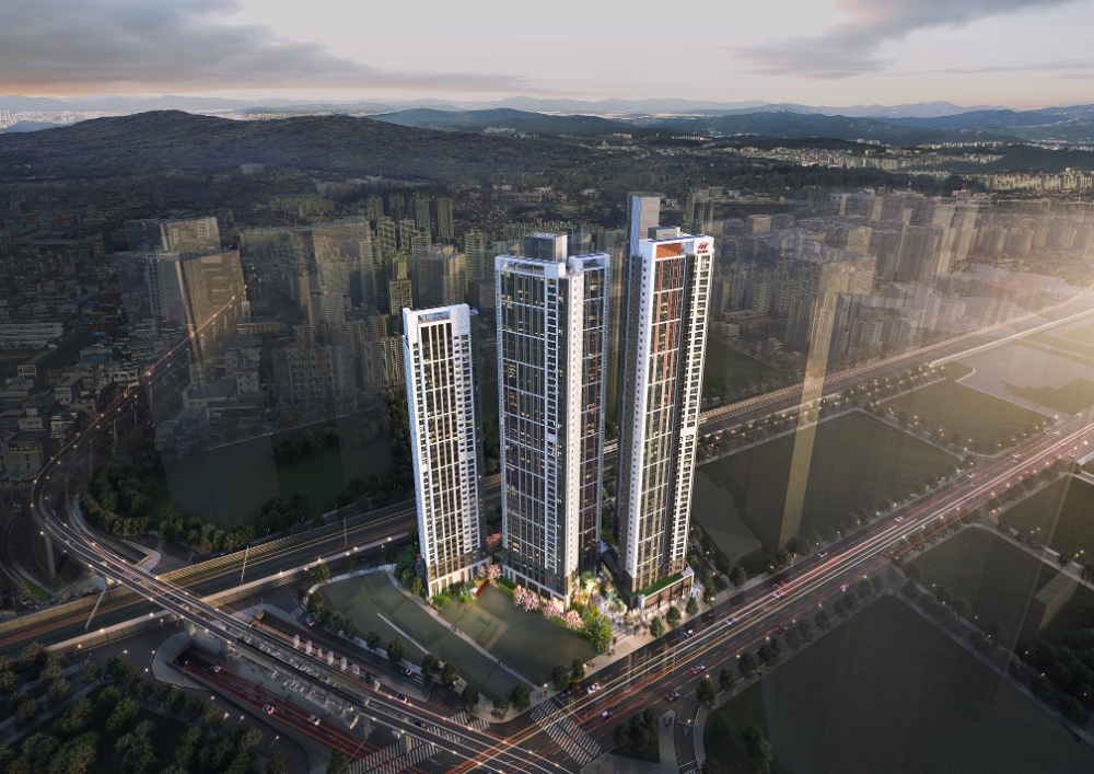 힐스테이트 달성공원역 투시도.(사진=현대건설)