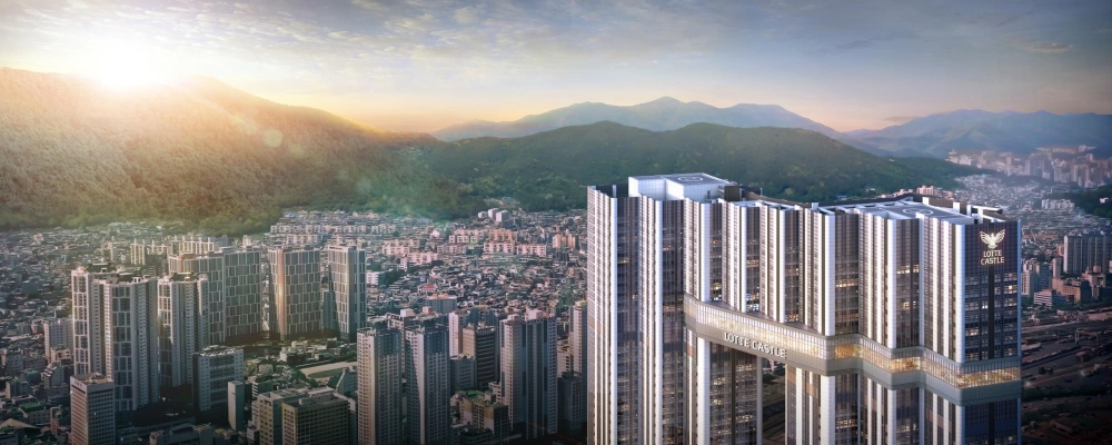 롯데캐슬 드메르 조감도.(사진=롯데건설)