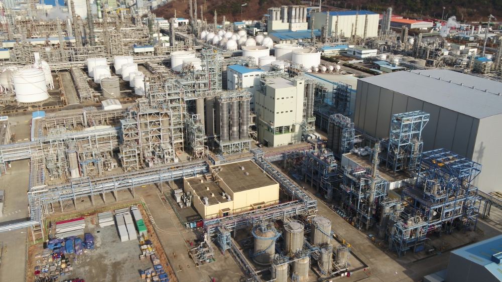 DL이앤씨가 AWP 공법을 도입해 준공한 전남 여수 DL케미칼 폴리에틸렌 공장.(사진=DL이앤씨)