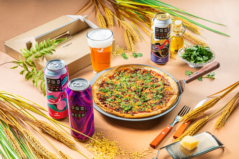 카브루 ‘맥주박 피자’ 출시
