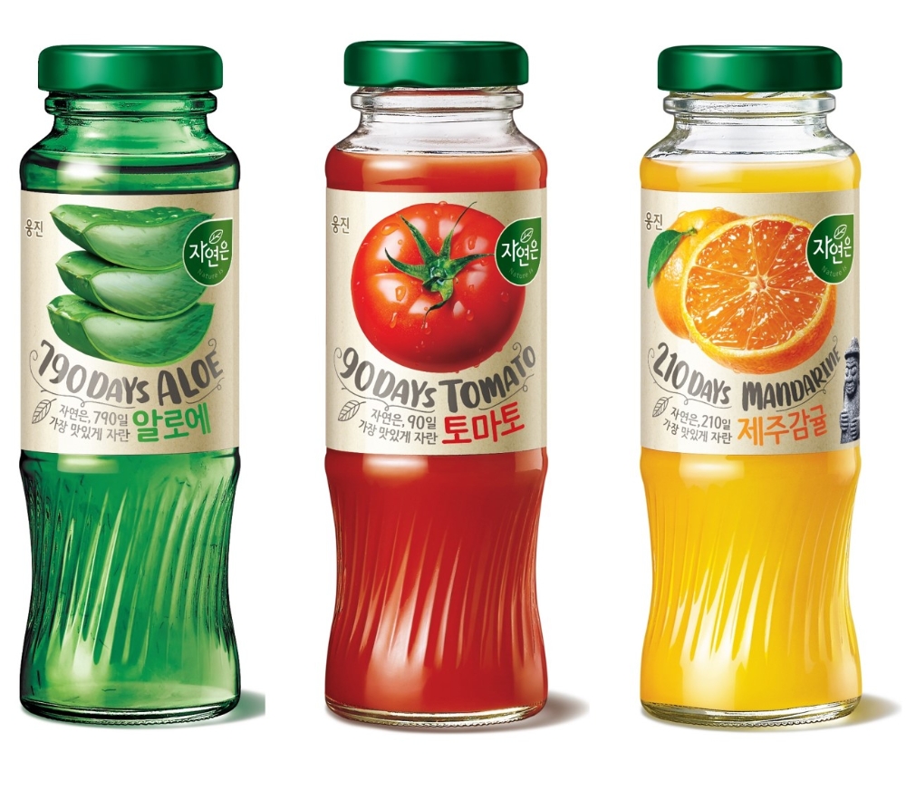 웅진식품, 주스 브랜드 '자연은' 디자인 리뉴얼