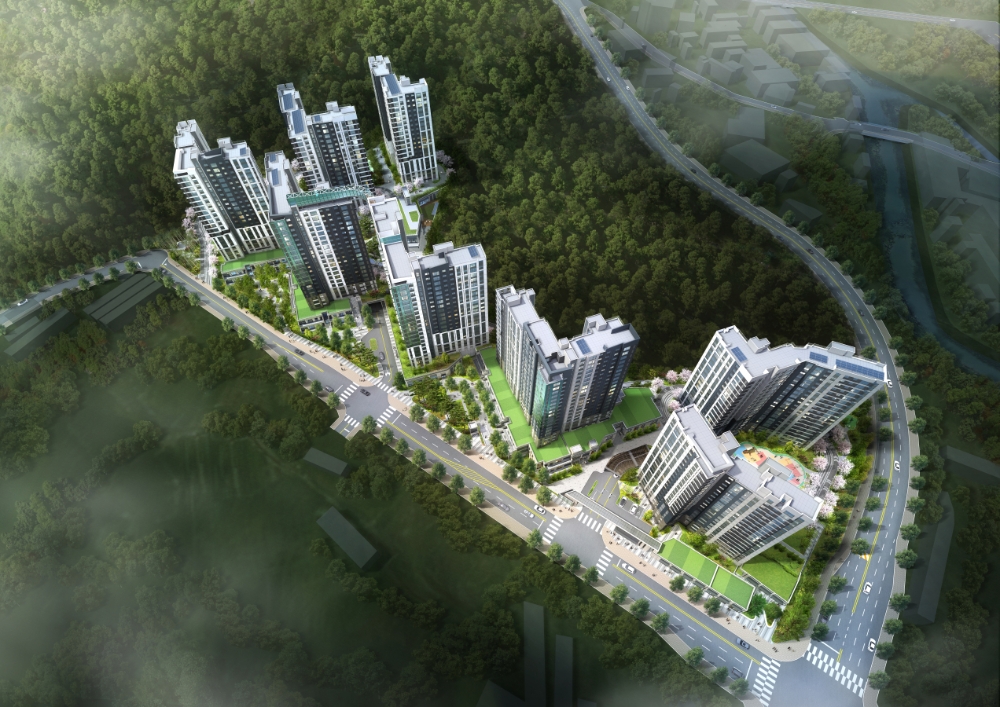 e편한세상 고천 파크루체 조감도.(사진=DL이앤씨)