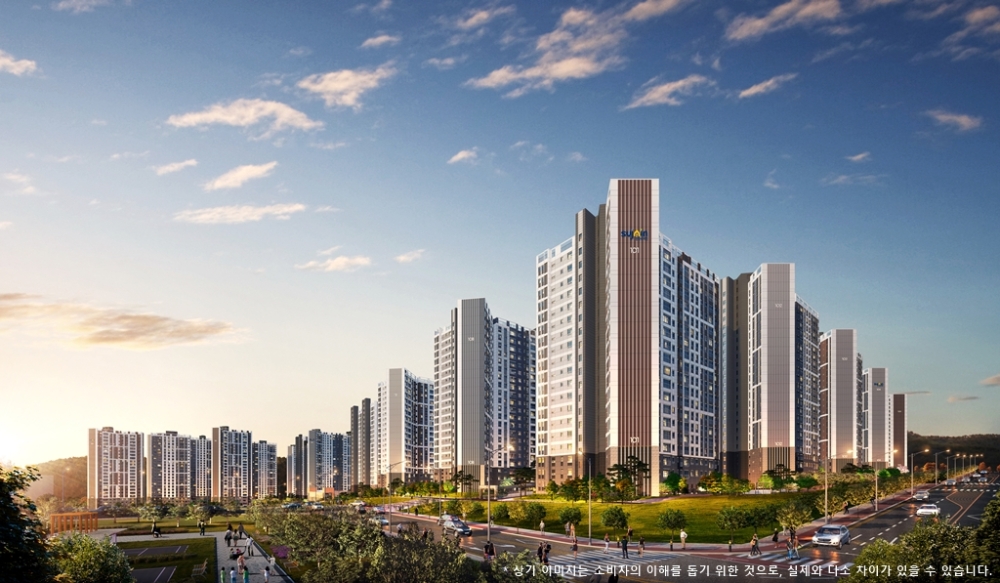 천안 한양수자인 에코시티 투시도.(사진=한양)