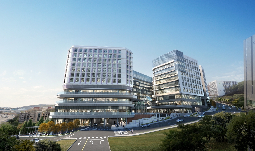 '판교 아이스퀘어'(C2블록) 투시도