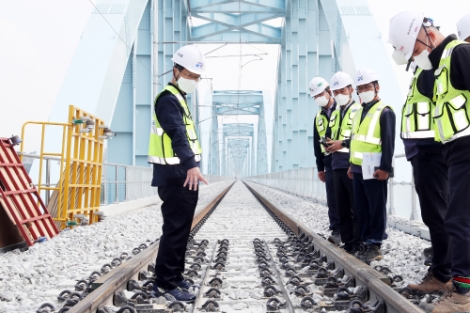 국가철도공단 김한영 이사장, 이천~충주 철도건설 개통대비 현장점검