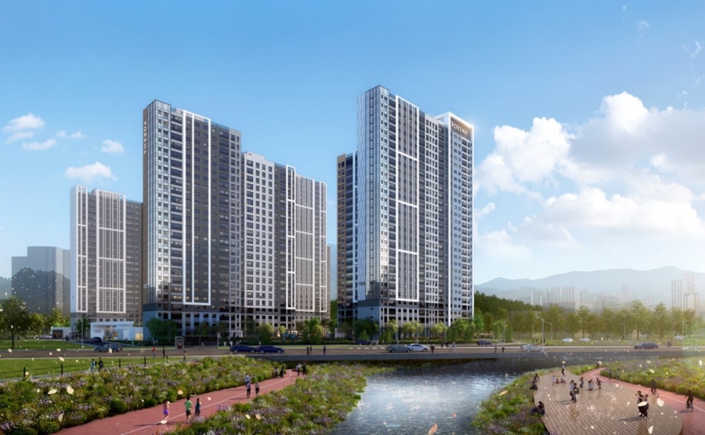 '한화 포레나 천안신부' 투시도.(사진=한화건설)