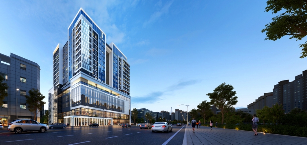 남서울종합시장 투시도.(사진=포스코건설)